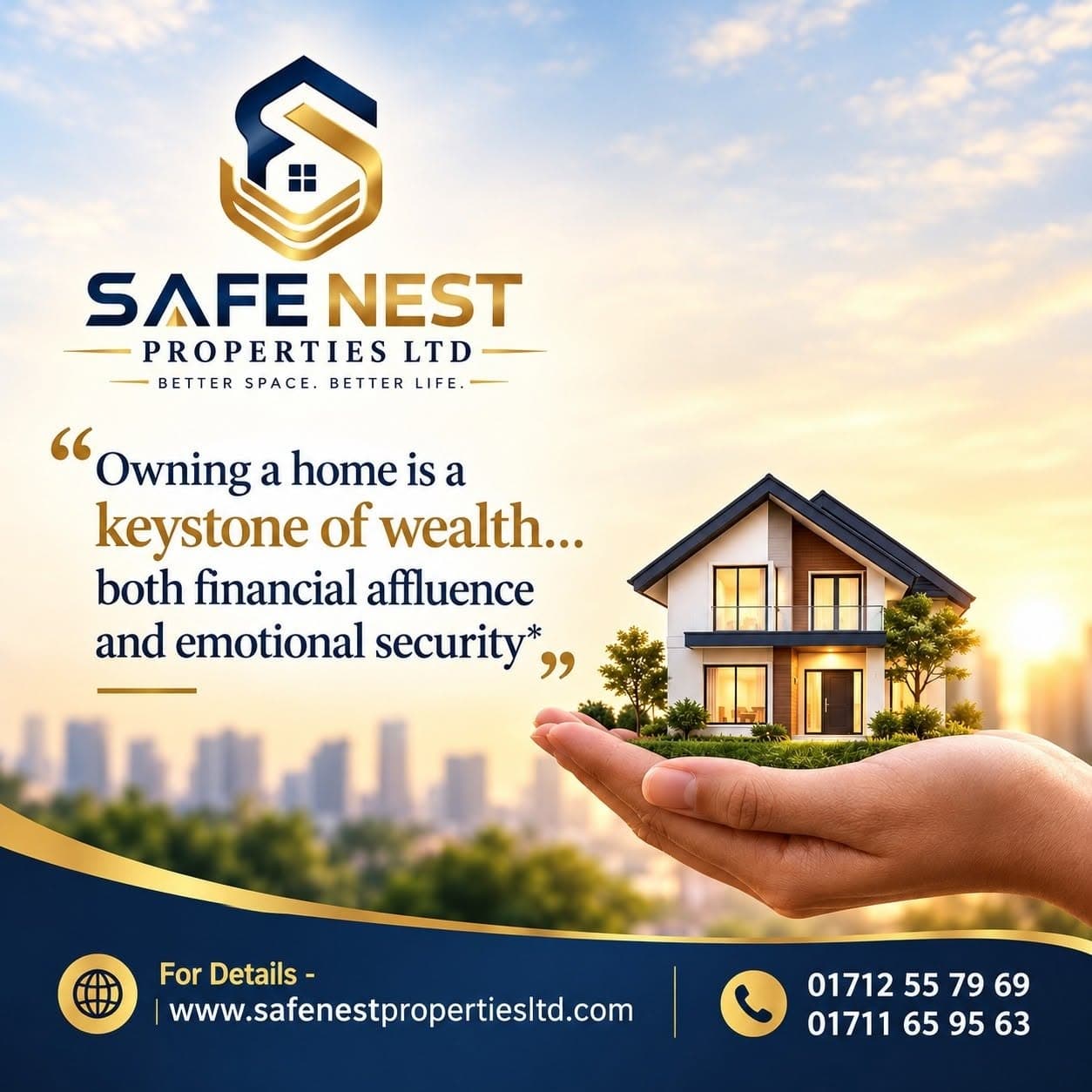 SafeNest Properties - owning a home is a keystone of wealth